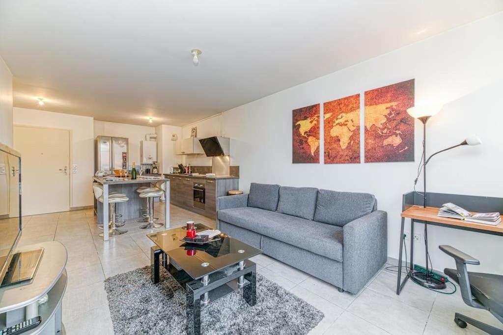 Bel Appartement-Garage Prive-Balcon-Wifi Fibre Rhut Екстер'єр фото